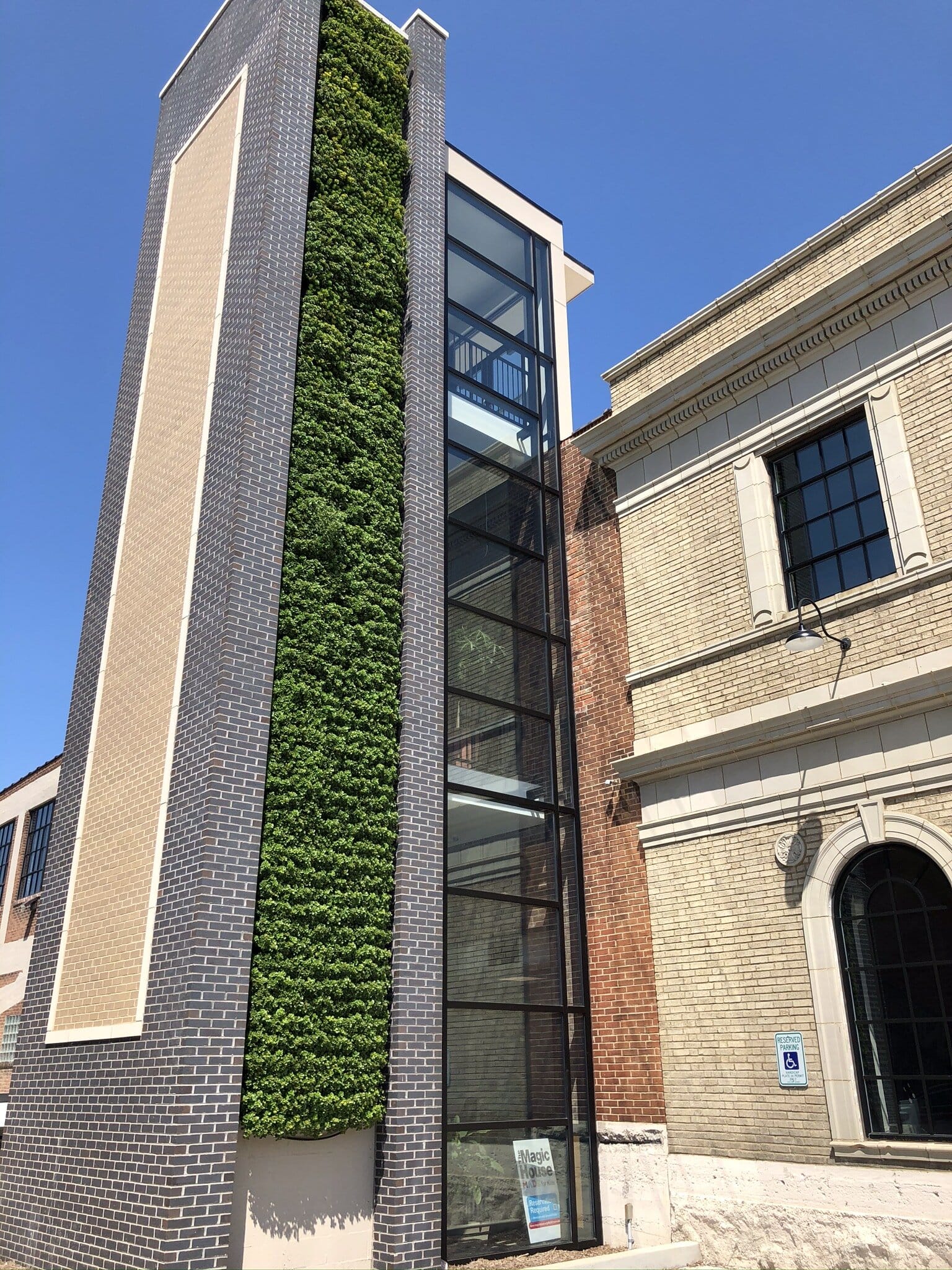 Elevator Tower with living Wall